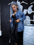F3241 Dark Blue Denim Jacket
